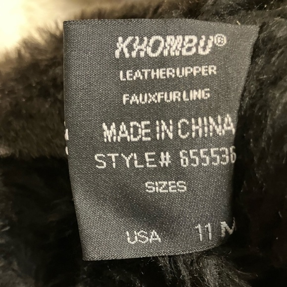 Khombu  Waterproof Winter Snow Boots Mid Calf Brown Lace-Up Size 11 - Picture 11 of 11